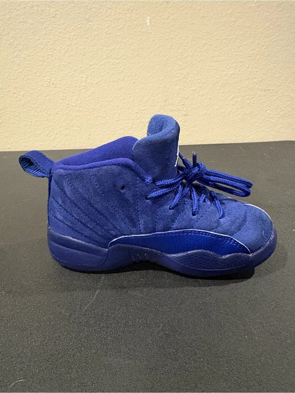 Jordan Air Jordan 12 Retro Deep Royal Blue Suede Baby Sneakers Jumpman Logo 9C